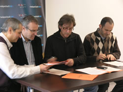 moment de la signatura del conveni